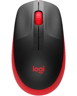 Безжична мишка LOGITECH M190 Wireless Mouse - RED