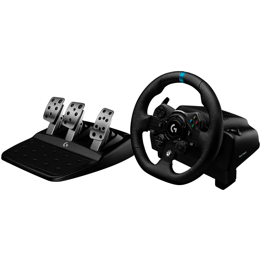 Геймпад LOGITECH G923 Racing Wheel and Pedals - PC/PS - BLACK - USB