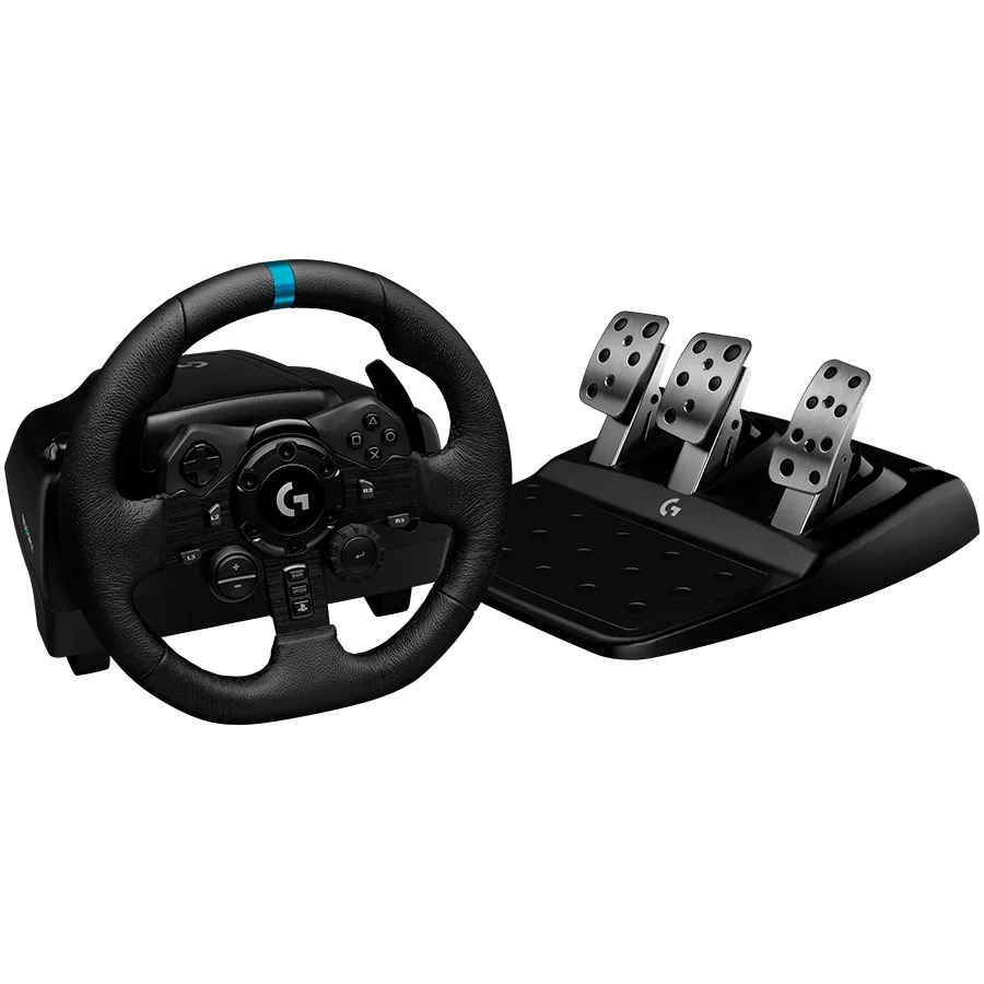 Геймпад LOGITECH G923 Racing Wheel and Pedals - PC/PS - BLACK - USB - Image 6