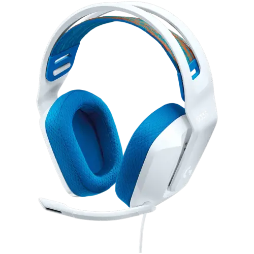 Геймърски слушалки LOGITECH G335 Wired Gaming Headset - WHITE - 3.5 MM