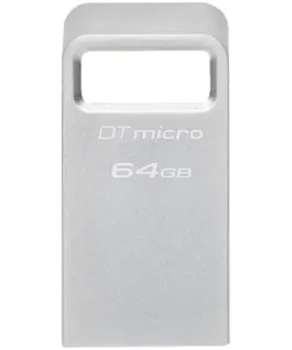 USB памет Kingston 64GB DataTraveler Micro 200MB/s Metal USB 3.2 Gen 1