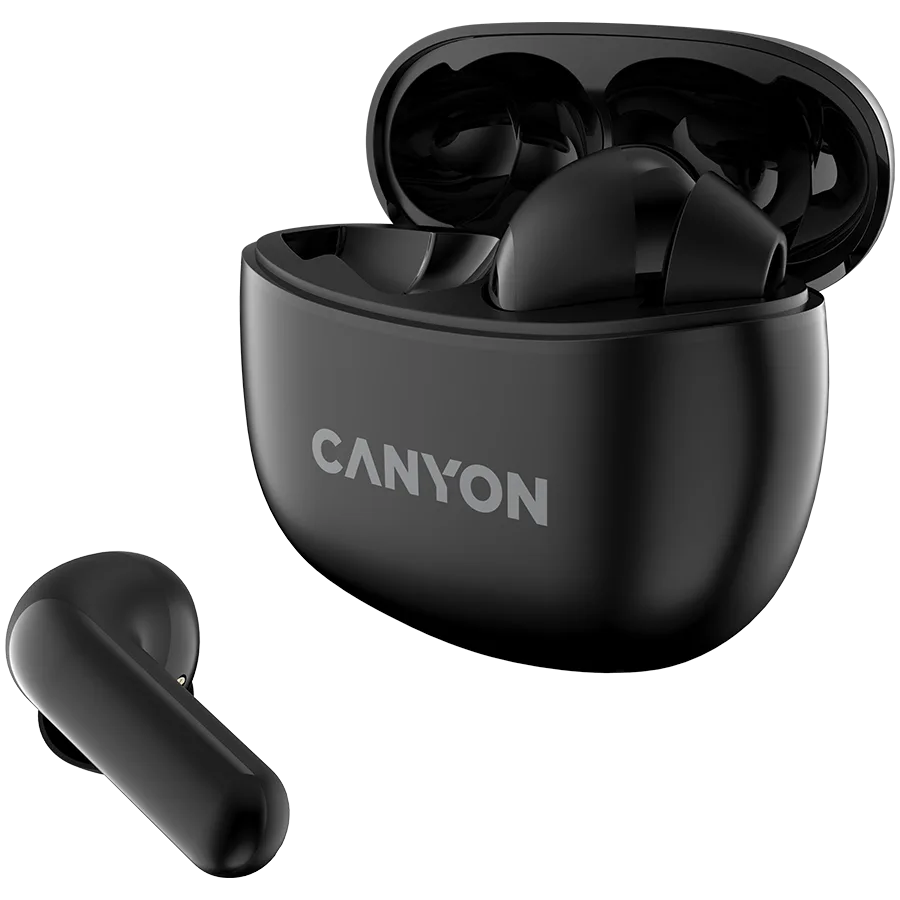 Bluetooth слушалки CANYON headset TWS-5 Black - Image 28
