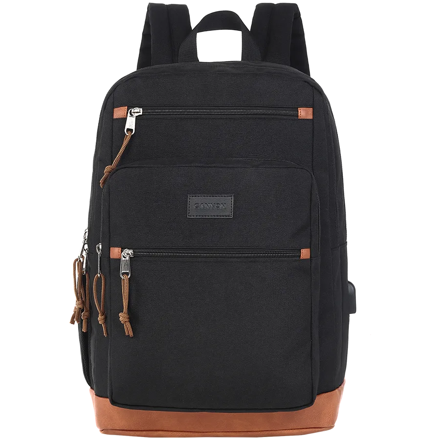 Раница за лаптоп CANYON BPS-5 Laptop backpack for 15.6 inch450MMx310MM x 160MMExterior materials: 90% Polyester+10%PUInn