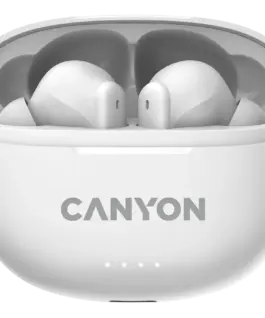 Bluetooth слушалки CANYON headset TWS-8 ENC White