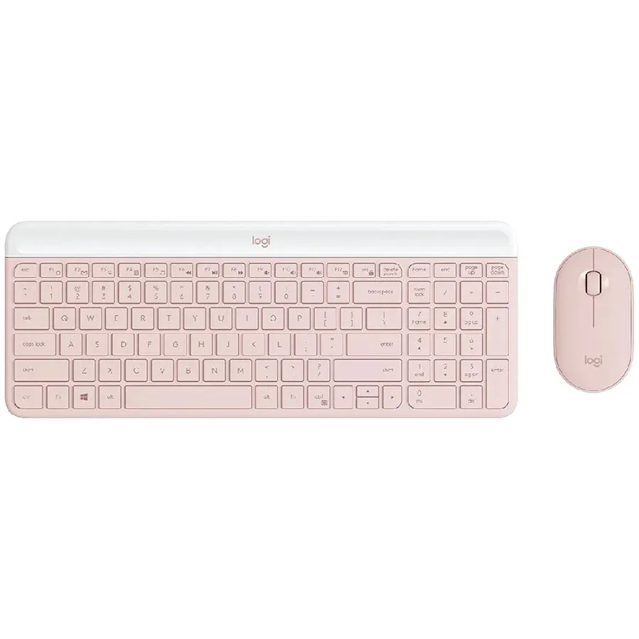 Клавиатура LOGITECH MK470 Slim Combo - ROSE - US INTL - 2.4GHZ - INTNL-973