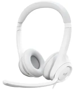 Слушалки LOGITECH H390 Corded Headset - OFFWHITE - USB