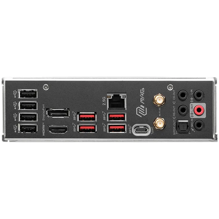 Дънна платка MSI MAG B760 TOMAHAWK WIFI, ATX, Socket 1700, Dual Channel DDR5 7000+(OC)MHz, 2x PCIe x16 slots, 3x M.2 slots, 1x HDMI, 1x DP, 1x USB 3.2 Gen 2x2 Type-C, 4x USB 3.2 Gen 2, 4x USB 2.0, 7.1 HD Audio, 2.5Gbps LAN, WI-FI 6E, BT, 3Y - Image 42