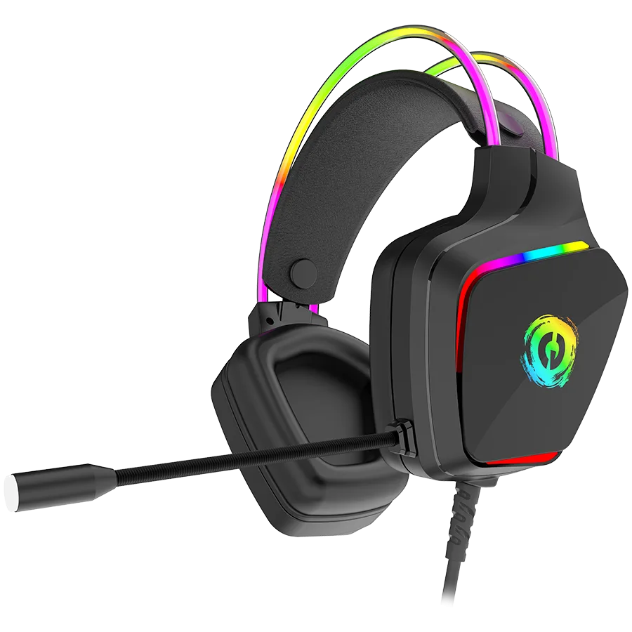 Геймърски слушалки CANYON headset Darkless GH-9A Black