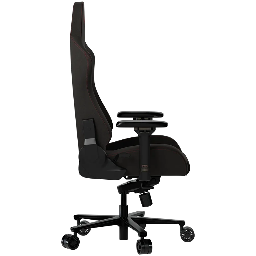 Геймърски стол LORGAR Ace 422, Gaming chair, Anti-stain durable fabric, 1.8 mm metal frame, multiblock mechanism, 4D armrests, 5 Star aluminium base, Class-4 gas lift, 75mm PU casters, Black + red - Image 19