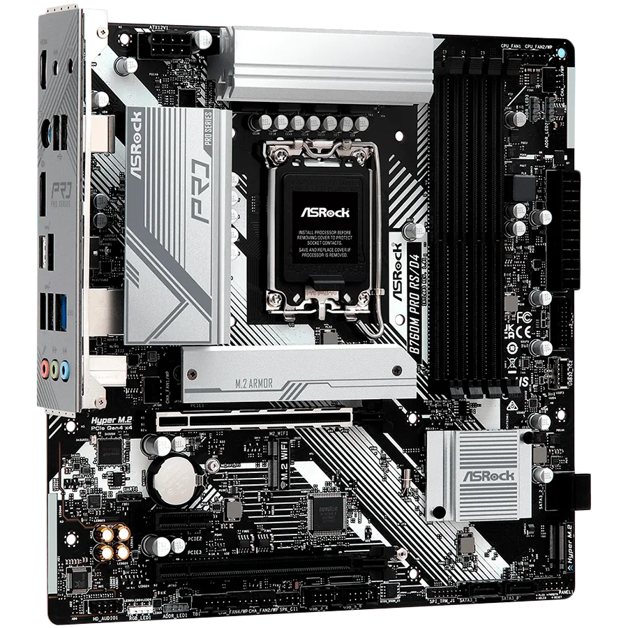 Дънна платка ASROCK B760M Pro RS mATX LGA1700 DDR5