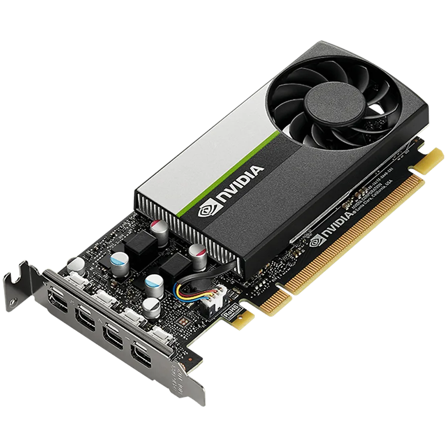 Видео карта PNY NVIDIA T1000 8GB LowProfile PCI-Express 3.0 x16 LP 8 GB GDDR6 128-bit 4x Mini DP 1.4 1x LP