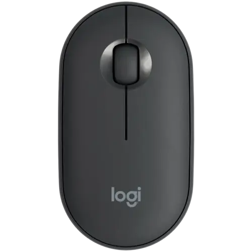 Безжична мишка LOGITECH M350S Pebble 2 Bluetooth Mouse - TONAL GRAPHITE - DONGLELESS