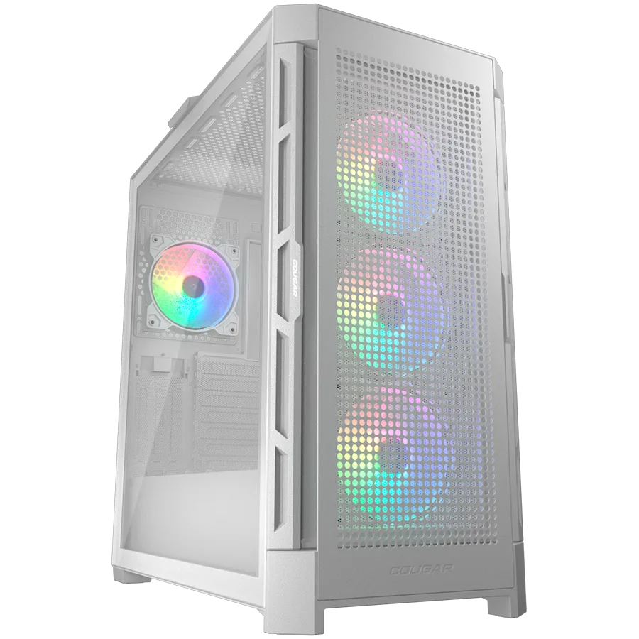Кутия за компютър COUGAR DUOFACE PRO RGB PC Case Mid Tower White