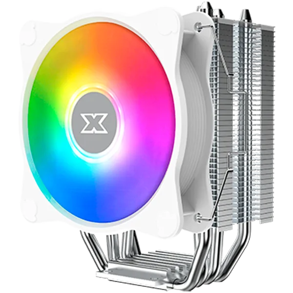 Охладител за процесор Охладител Windpower 964 RGB Arctic EN47604 White Top Fin 92mm White RGB PWM Fan Single Rainbow LED