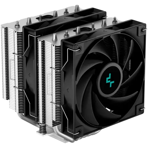 Охладител за процесор Охладител DeepCool AG620 CPU Air Cooler 2x120mm PWM Fan TDP 260W 6 Heatpipes LGA2066/2011-v3/2011/