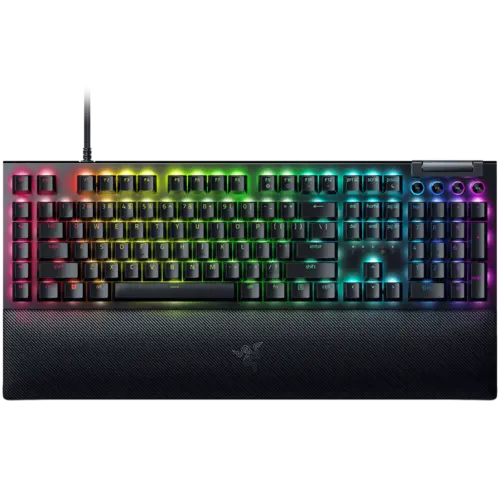 Геймърска клавиатура Razer BlackWidow V4 Pro Mechanical Gaming Keyboard US Layout Green Switch Razer Chroma™ RGB Command