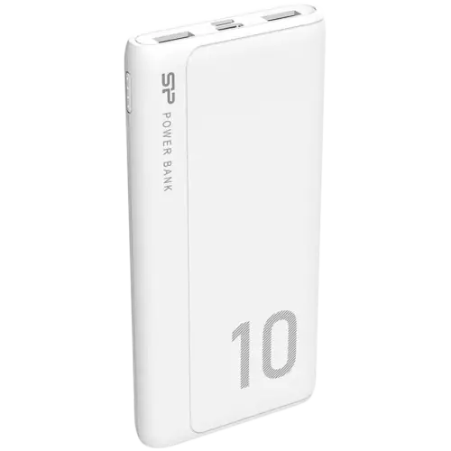 Alternative view of Външна батерия Silicon Power Power Bank, GP15, 10000mAh, Global, White