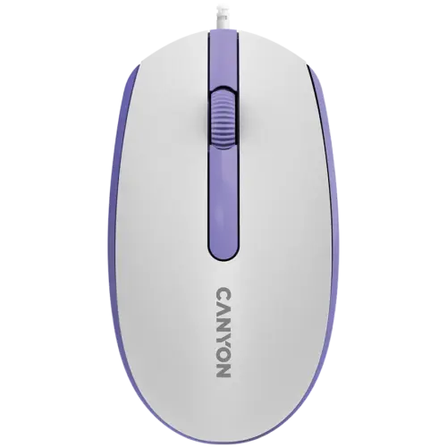 Мишка за компютър CANYON mouse M-10 Wired Dark grey