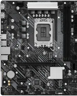Alternative view of Дънна платка ASROCK B760M-H2/M.2 mATX LGA1700 DDR5