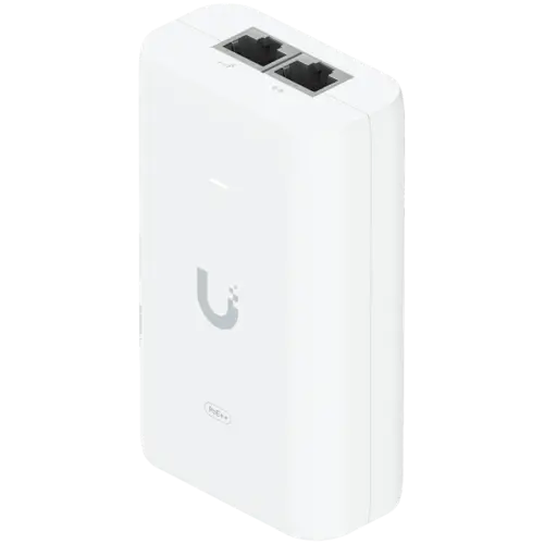 UBIQUITI PoE++ Adapter; Delivers up to 60W of PoE++; Surge peak pulse and overcurrent protection; Contains RJ45 data inp