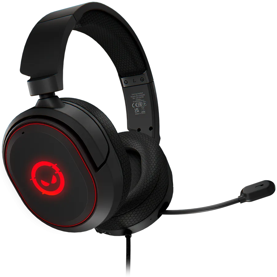 Геймърски слушалки LORGAR Kaya 460 USB Gaming headset with microphone CM108B RGB backlight Plug&Play USB-A connection ca