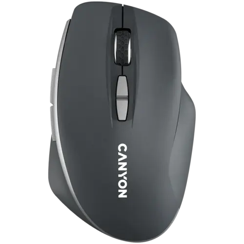 Безжична мишка CANYON MW-21 2.4 GHz Wireless mousewith 7 buttons DPI 800/1200/1600 Battery:AAA*2pcsDark gray72*117*41mm