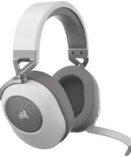 Alternative view of Геймърски слушалки CORSAIR HS65 WIRELESS Gaming Headset, White (EU), v2