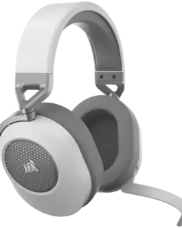 Alternative view of Геймърски слушалки CORSAIR HS65 WIRELESS Gaming Headset, White (EU), v2