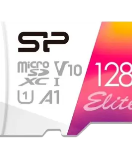 Карта памет SILICON POWER 128GB Elite microSDHC/SDXC U1 V10 Full HD 1080p