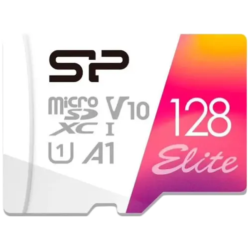 Карта памет SILICON POWER 128GB Elite microSDHC/SDXC U1 V10 Full HD 1080p