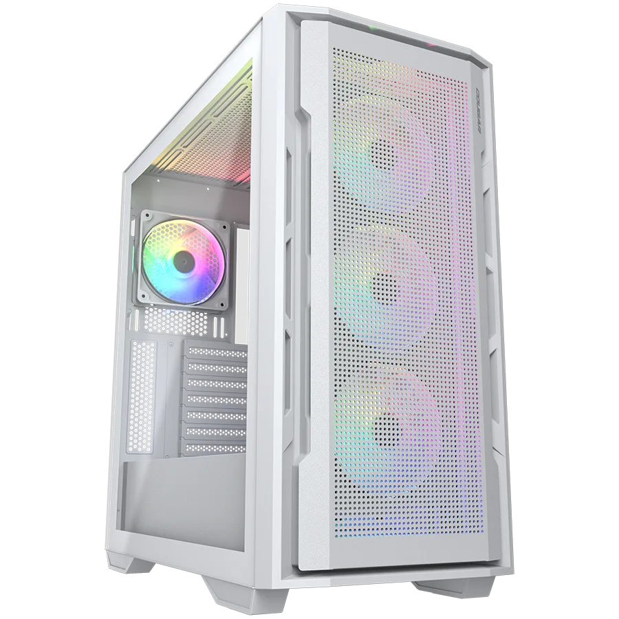 Кутия за компютър COUGAR UNIFACE RGB PC Case Mid Tower White