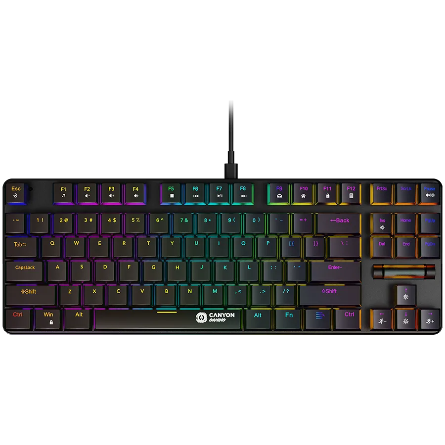Геймърска клавиатура CANYON keyboard Cometstrike TKL GK-50 EN Wired