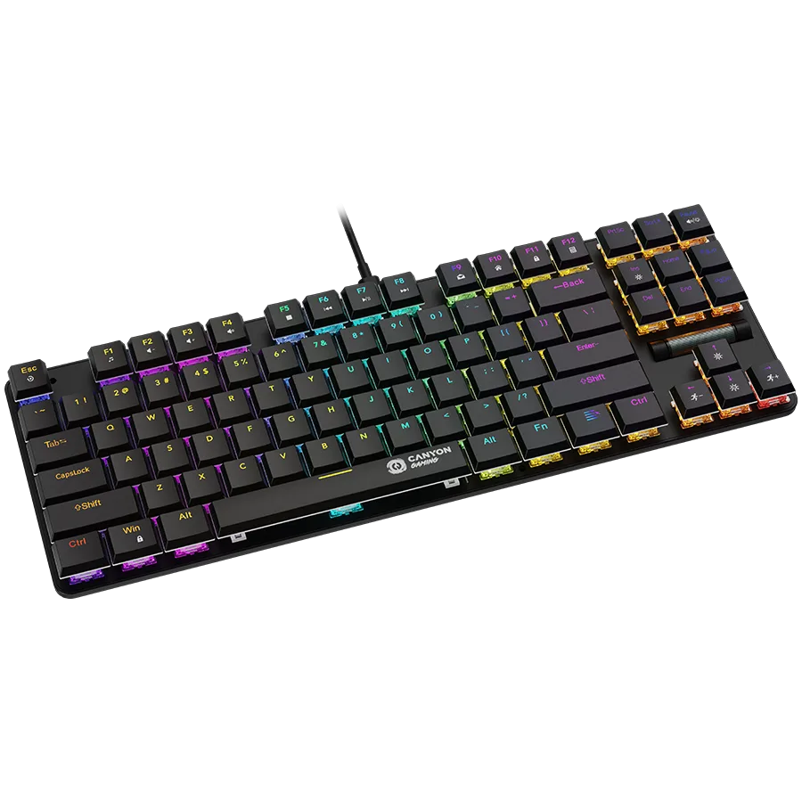 Геймърска клавиатура CANYON keyboard Cometstrike TKL GK-50 EN Wired - Image 10