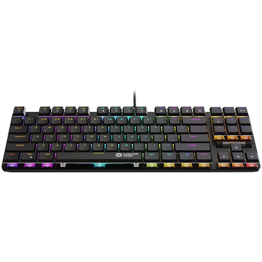 Геймърска клавиатура CANYON keyboard Cometstrike TKL GK-50 EN Wired - Image 11