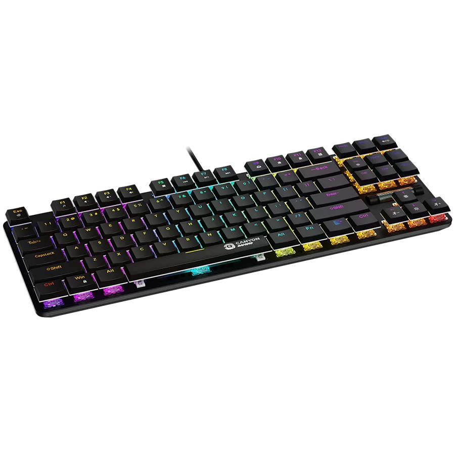 Геймърска клавиатура CANYON keyboard Cometstrike TKL GK-50 EN Wired - Image 8