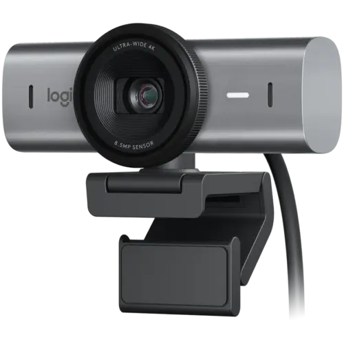 Уеб камера LOGITECH MX Brio 4K Ultra HD Webcam - GRAPHITE - 2.4GHZ - EMEA28-935 - B2C