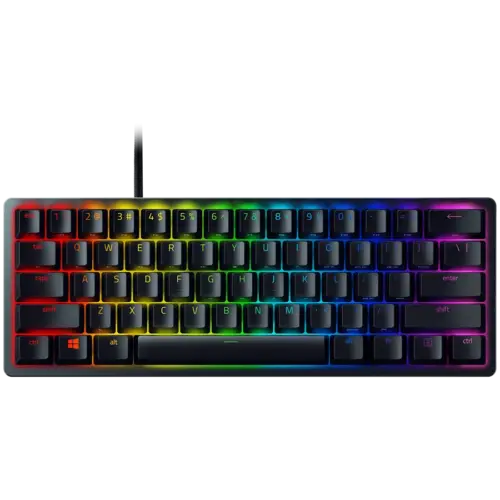 Геймърска клавиатура Huntsman V3 Pro Mini - US Layout Gaming Keyboard Analog Optical Switch Gen-2 60% size Razer Chroma™