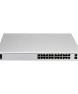 Kомутатор Ubiquiti USW-Pro-24-POE-EU configurable Gigabit Layer2 and Layer3 switch with auto-sensing 802.3at PoE+ and 80