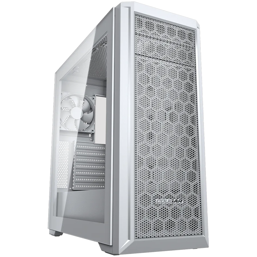 Кутия за компютър COUGAR MX330-G PRO PC Case Mid Tower White