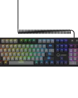 Геймърска клавиатура LORGAR Azar 514 Wired mechanical gaming keyboard RGB backlight 1680000 colour variations 18 modes k