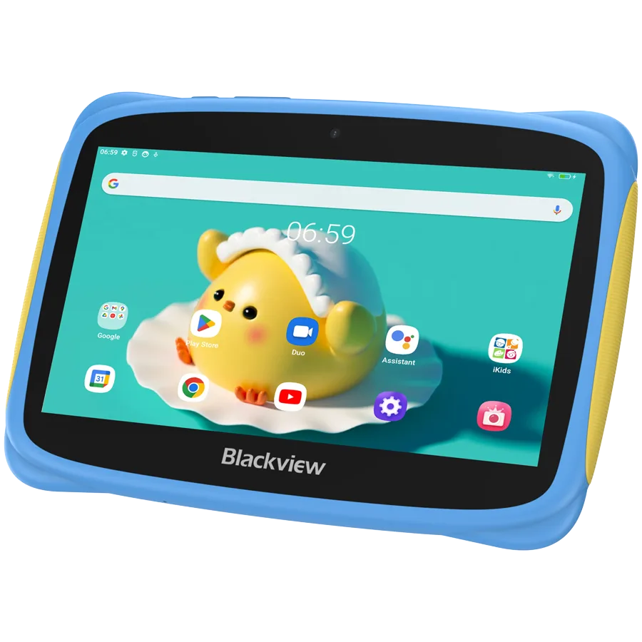 Таблет Blackview Tab 3 Kids, Blue, 7-inch HD 1024*600, 7731E Quad-core 1.3GHz, Front 0.3MP; Rear 2MP Camera, 2GB/32GB, 3280mAh battery, Doke 3.0 Go (Android 13), WiFi version, 802.11 b/g/n(2.4GHz), Bluetooth - Image 55