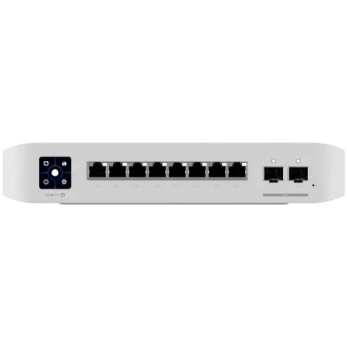 Kомутатор Ubiquiti USW-Pro-8-PoE-EU An 8-port Layer 3 switch with PoE+ and PoE++ output. Can power devices with up to 12