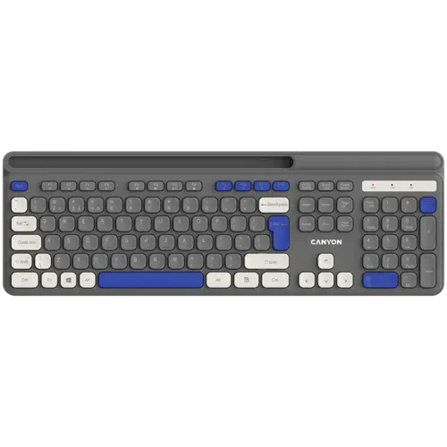 Клавиатура CANYON keyboard HKB-W03 EN AAA Wireless Grey