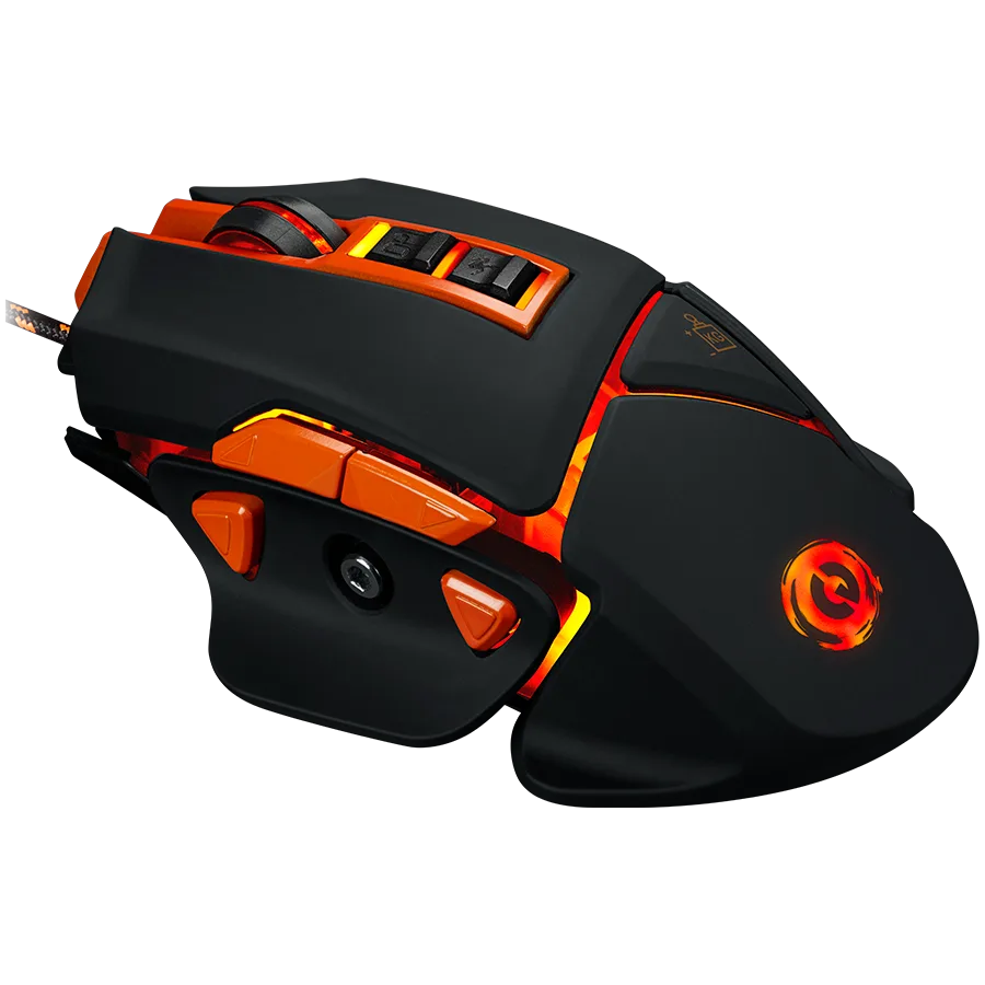 Геймърска мишка CANYON Optical gaming mouse, adjustable DPI setting 800/1000/1200/1600/2400/3200/4800/6400, LED backlight, moveable weight slot and retractable top cover for comfortable usage - Image 10