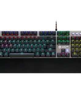 Геймърска клавиатура CANYON Nightfall GK-7 Wired Gaming KeyboardBlack 104 mechanical switches60 million times key life 2