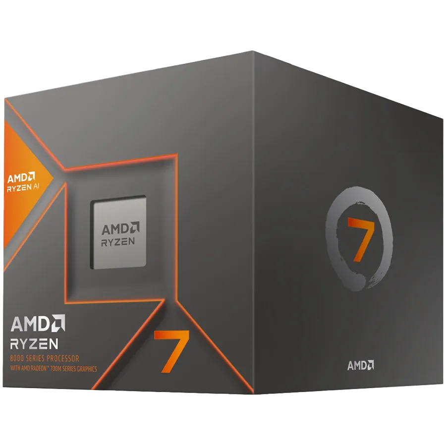 Процесор AMD CPU Desktop Ryzen 7 8C/16T 8700G (3.8/5.1GHz Max 24MB65WAM5) box