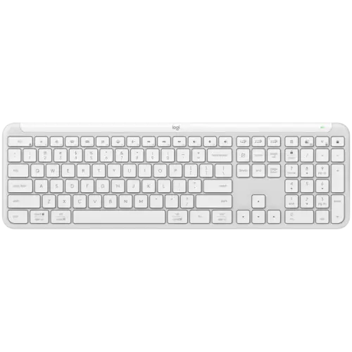 Клавиатура LOGITECH SIGNATURE SLIM WIRELESS KEYBOARD K950 - OFF WHITE - US INTL - 2.4GHZ/BT -