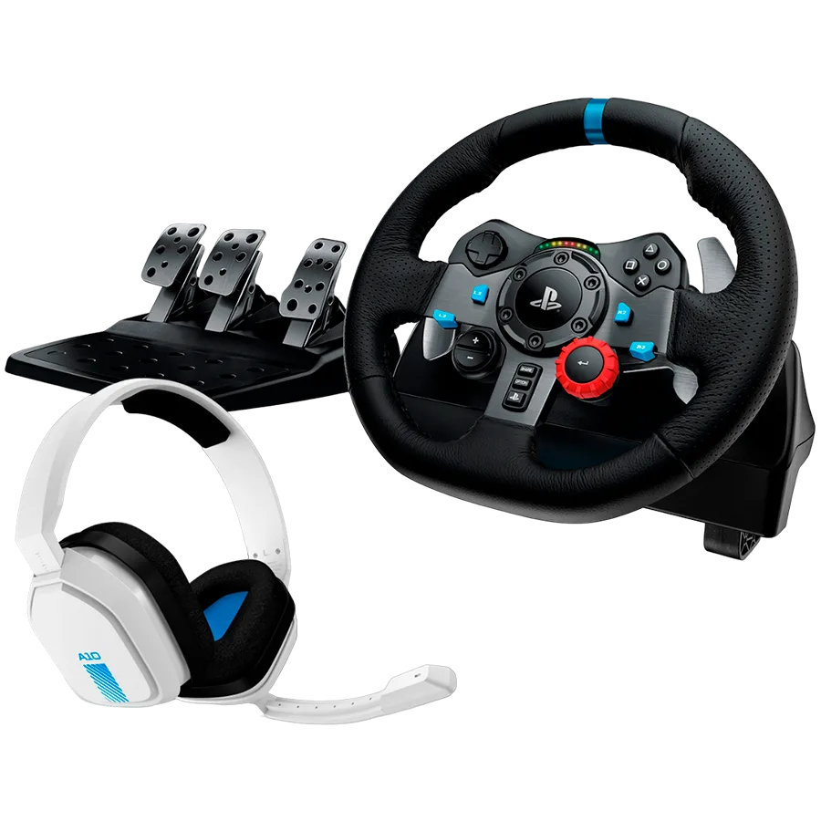 Геймпад LOGITECH G29 Driving Force Racing Wheel for PlayStation5 and PlayStation4 - WHITE -