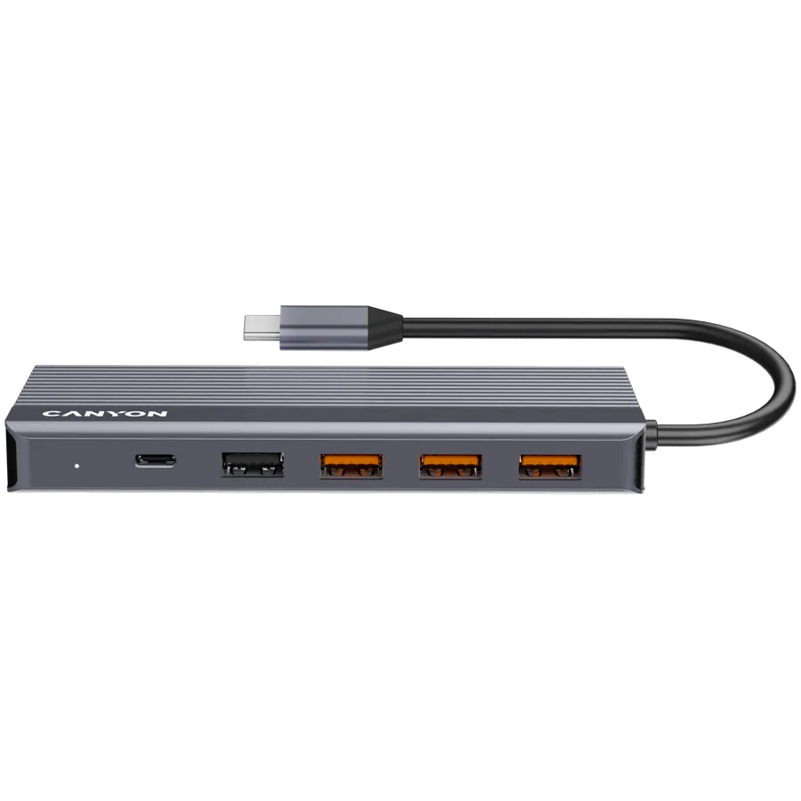 USB хъб CANYON hub DS-16 13in1 4k USB-C Grey - Image 9
