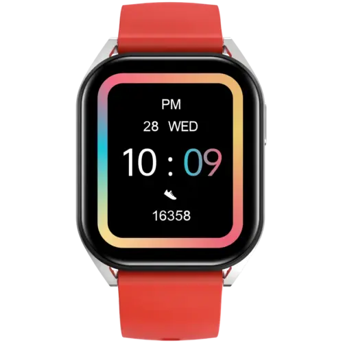 Смарт часовник CANYON smart watch Chatter SW-58 BT-CALL Silver Red